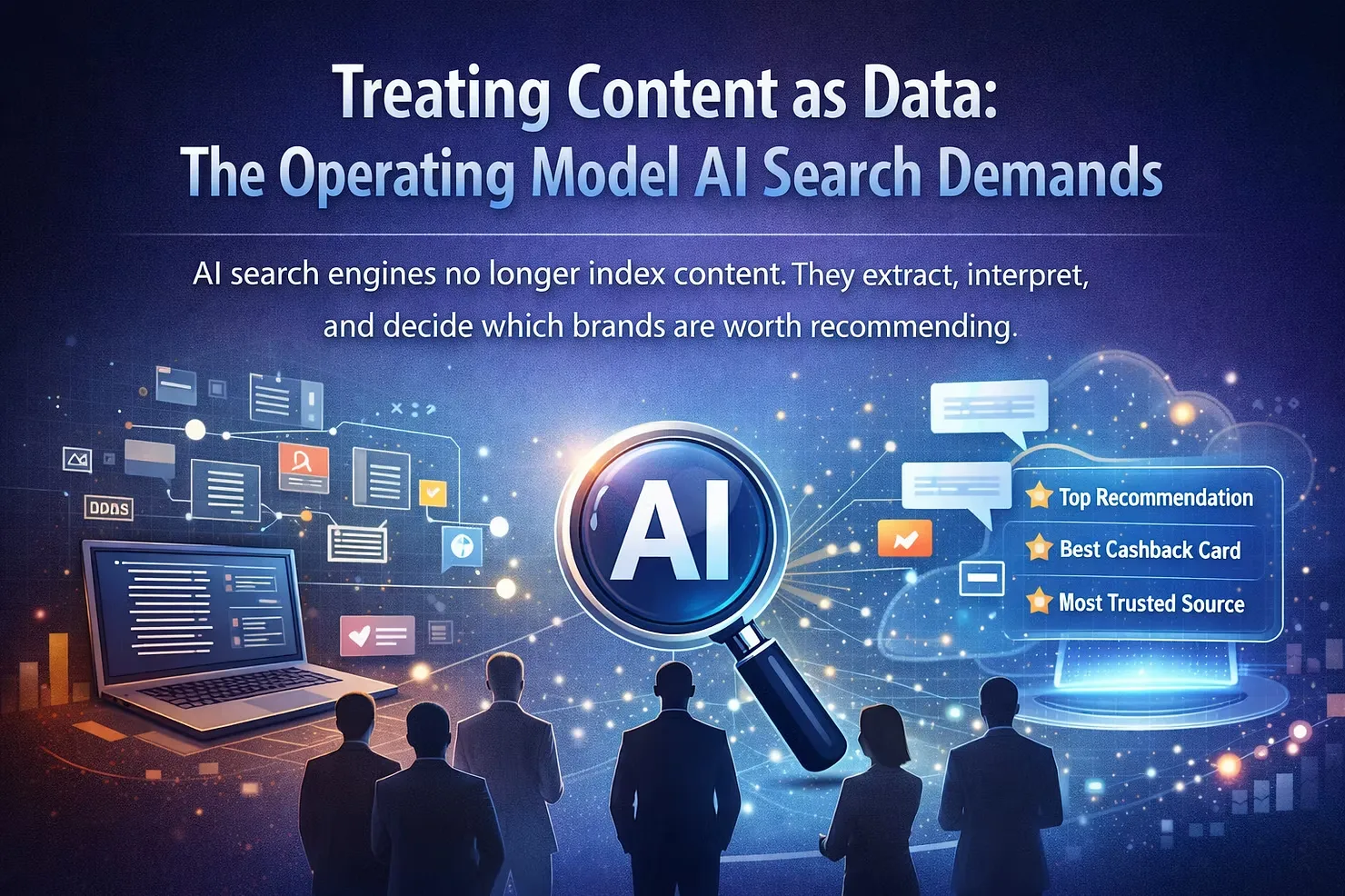 Treating Content as Data: The Operating Model AI Search Demands