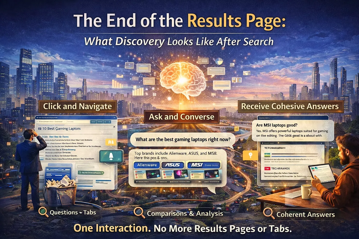 The End of Search Results Page: The transition to AI Search