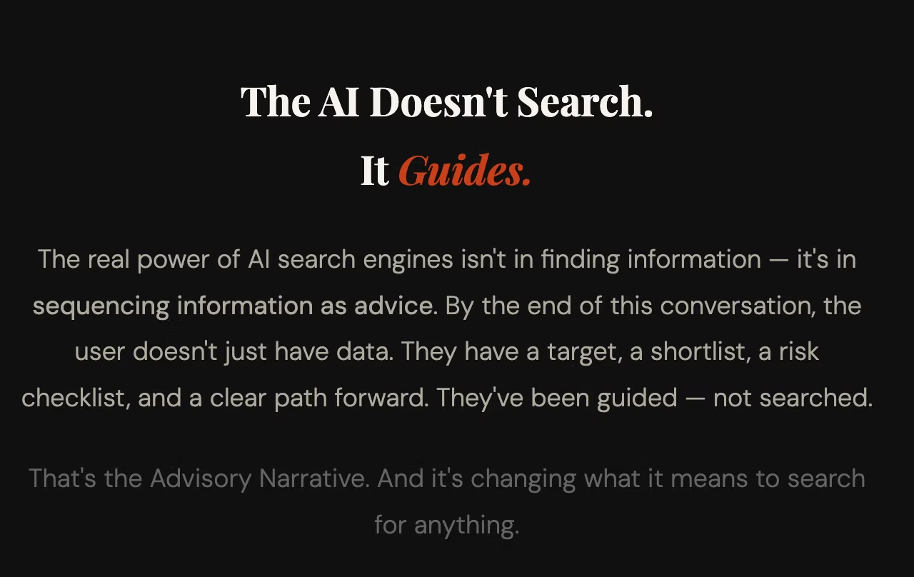 How AI Search Engines Guide You to a Decision